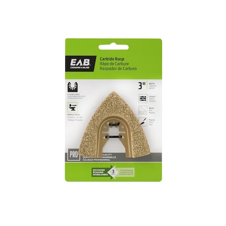 Inserciones 3 in. Carbide Rasp Professional oscillating Accessory - Exchangeable IN3356153